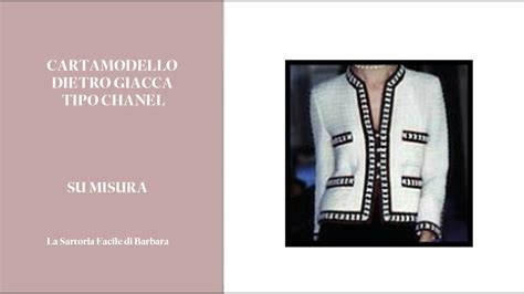 giacca stile chanel cartamodello p152